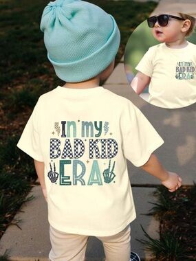 Toddler Boy "In My Bad Kid Era" Graphic Tee - 12-18M